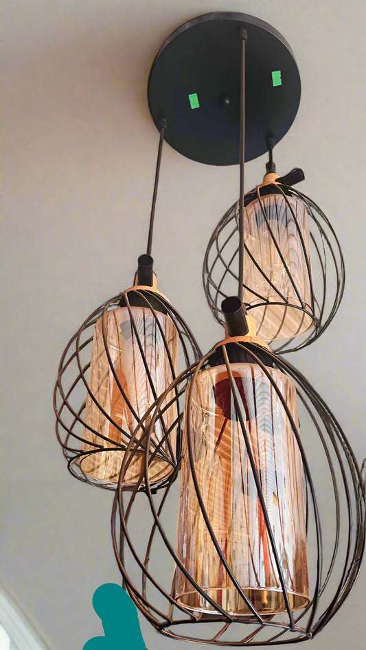 Contemporary Crescent Pendants - -