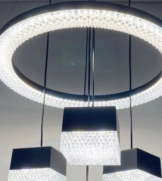 Sleek Orbital Crystal Light -