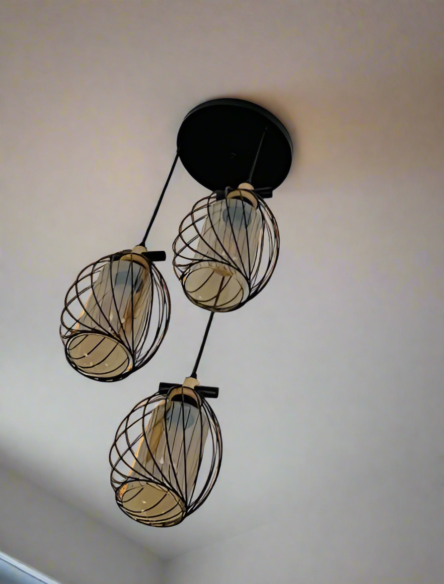 Contemporary Crescent Pendants - -