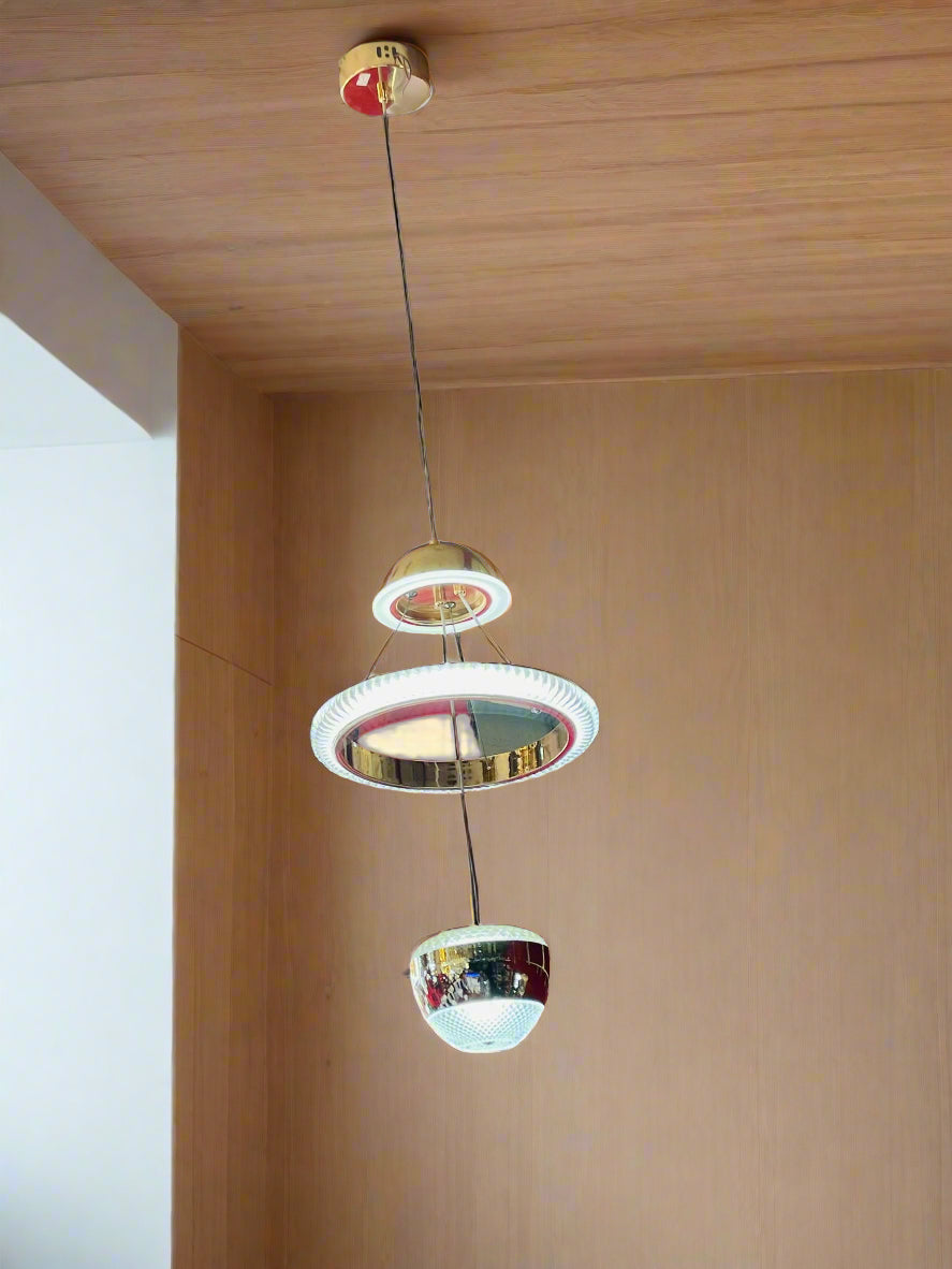 Amangazini Crystal Orb Pendant Light with Stylish Circular Design for Modern Interiors