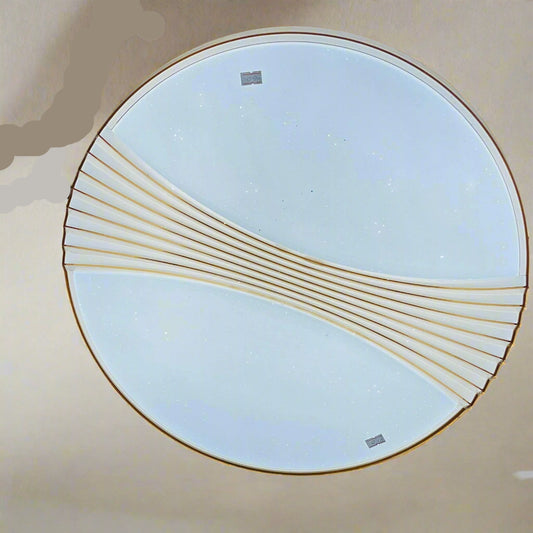 Amangazini modern ceiling light fixture with sleek circular design and elegant lines