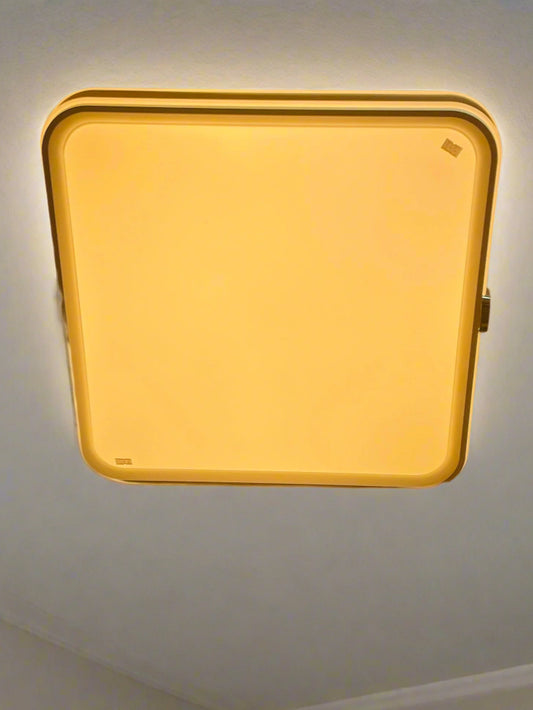 Amangazini square LED ceiling light with a sleek design for modern home lighting