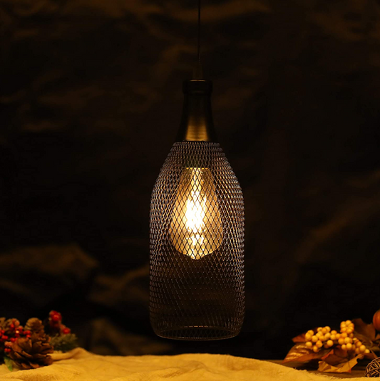 Stylish black ceiling pendant fixture with a unique design and warm glow for modern interiors