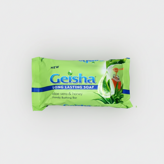 Geisha long-lasting soap packaging on a white background