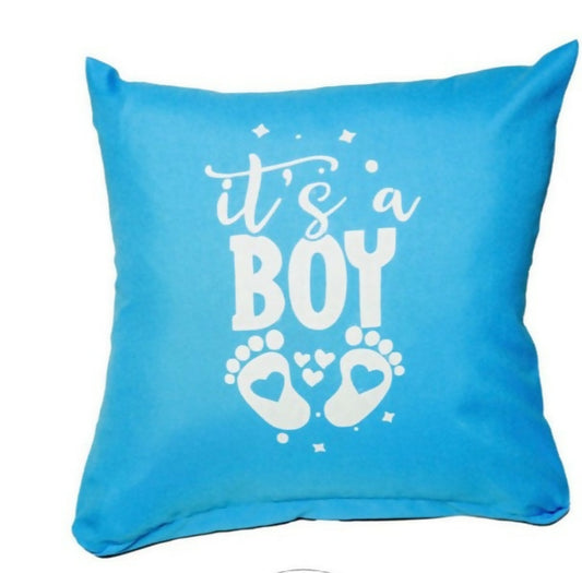 It's a Boy Pillow For Decor