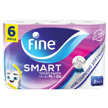 Fine Smart Sterilized Toilet Paper, a 2-ply toilet tissue paper