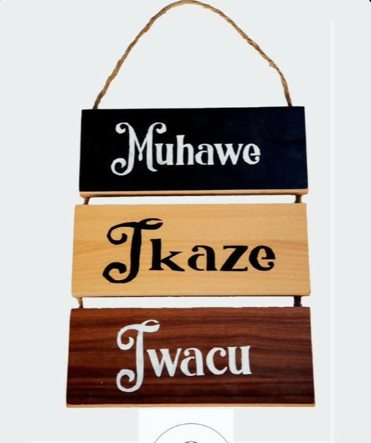 Muhawe Ikaze Iwacu Floating Wall Art