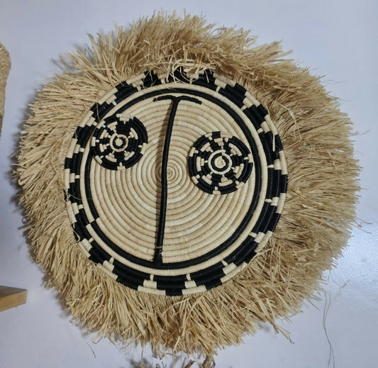 Wall Hanging Raffia Art