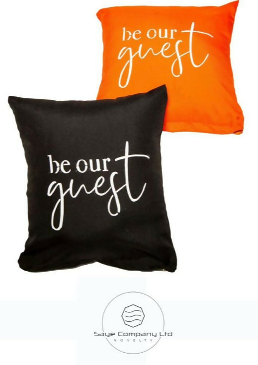 Be Our Guest Couch Pillow Decor