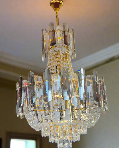 Amangazini Unique Crystal Chandelier Design - Luxurious Lighting