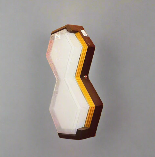 Electrical components on a red surface