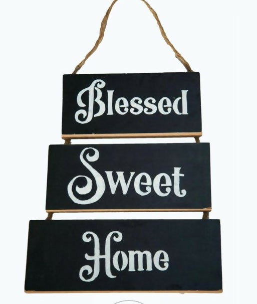 Blessed Sweet Home Floating Hanging Decor