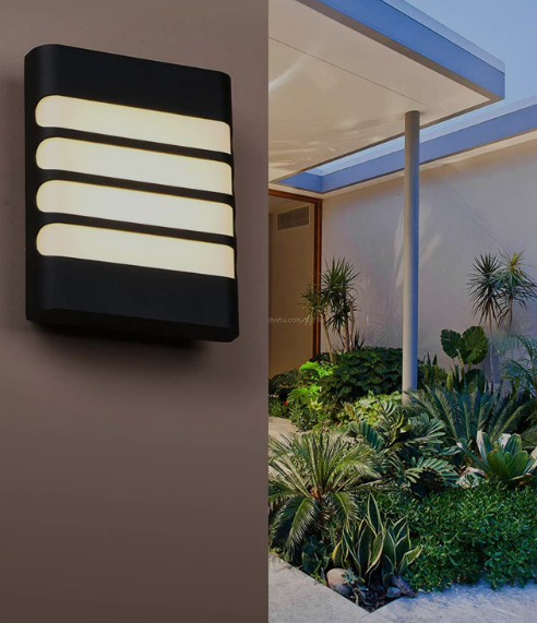 Amangazini contemporary wall lighting fixture with elegant design for outdoor and indoor use