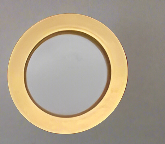 Amangazini elegant ceiling spotlight with a sleek gold ring design for stylish lighting solutions