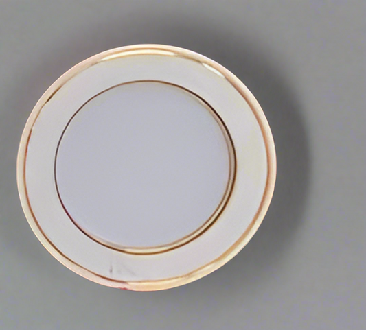 Amangazini gold rim LED spotlight in round design for stylish indoor lighting