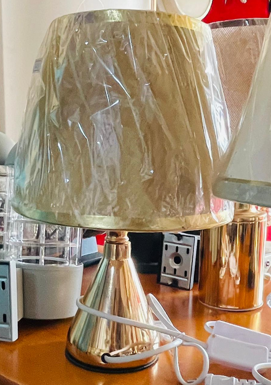 Golden table lamp modern with a stylish design and elegant shade for contemporary decor