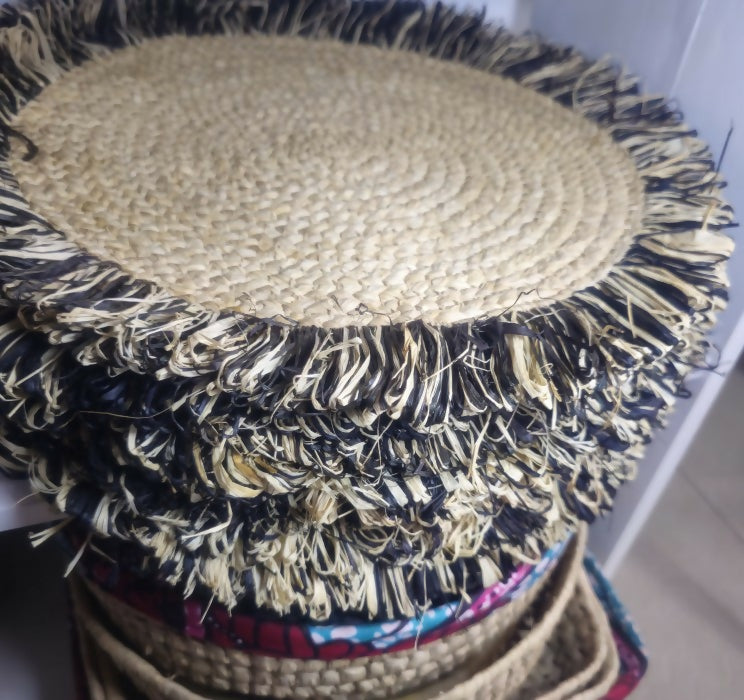 Handwoven Raffia Table Mats