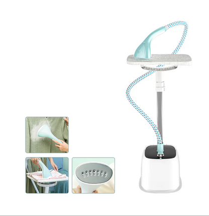 Flexible steamer with multiple angles on a white background