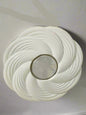 Amangazini luxury spiral ceiling lamp in elegant white design for modern interiors