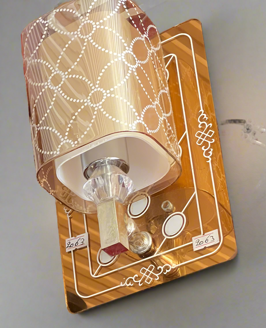 Amangazini modern crystal wall light with elegant design and warm illumination for stylish interiors