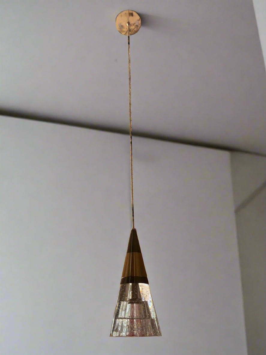Amangazini Prism Cone LED Pendant Light in a stylish design, perfect for modern home decor