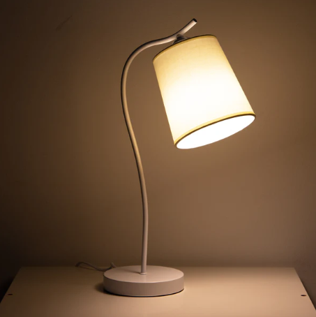 Amangazini stylish table lighting with a curved design and soft light shade for modern decor