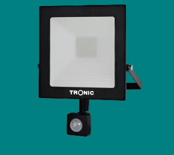 Amangazini 50w floodlight with sensor light, perfect for illuminating outdoor spaces safely and efficiently